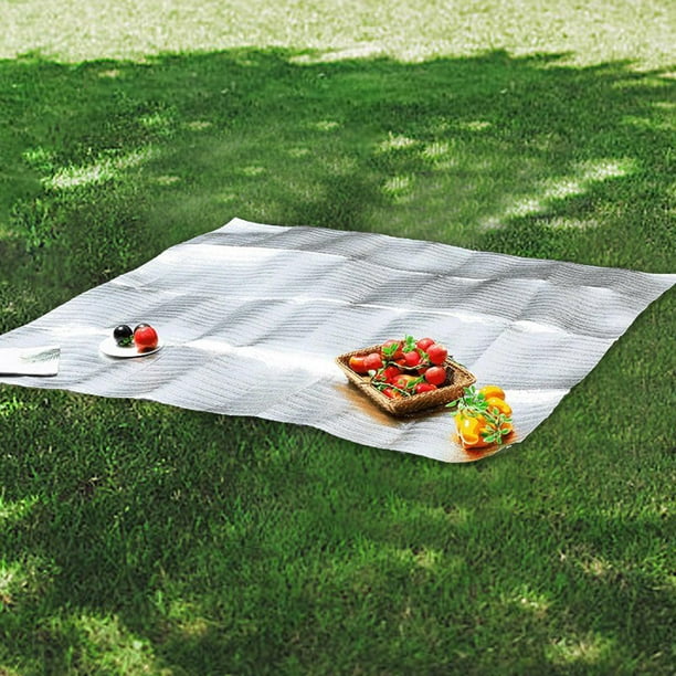 Esterilla de camping shamjiam manta de picnic aluminio portátil 150cmx200cm