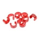 thumbnail image 3 of Paquete de 10 Piezas de Cable de Engranaje de Freno de Bicicleta Soledad Clips en Guías de Carcasa rojo, 3 of 5