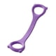 thumbnail image 2 of Stretch Elastic Strap for Yoga Pilates | Figure 8 Silica Gel Resistance Band | 40lb High-Tension Back Shoulder Flexibility Trainer | Pink Purple | 19.7x5.91x1.97in | 1 Pack, 2 of 6