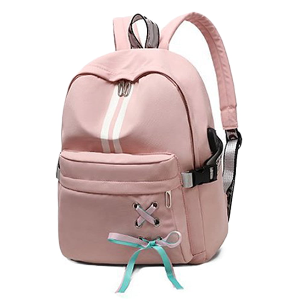 Jesse New Laptop Women Backpack Large Capacity USB Charge Port Computer Daypack Anti-Theft School Bag for Teenage Girls