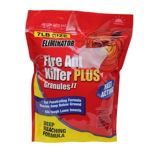 Eliminator Fire Ant Killer Plus Granules, Insecticide, 3 lb.