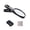 Black, variant on Phone Camera Mirror for Smartphone Photography, Portable ABS Glass Selfie Assistant