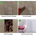 thumbnail image 3 of HAHDAXIA Plumbing Access Panel for Drywall 8 x 8 Inch Plastic Access Door Removable Wall Access Panel Ceiling Reinforced Hinged Durable, 3 of 7