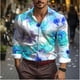 thumbnail image 5 of Camisa vaquera para hombre, diseño vintage, solapa, manga larga, botones, estampado, ropa de calle de moda, diseñador, estilo occidental, 5 of 5