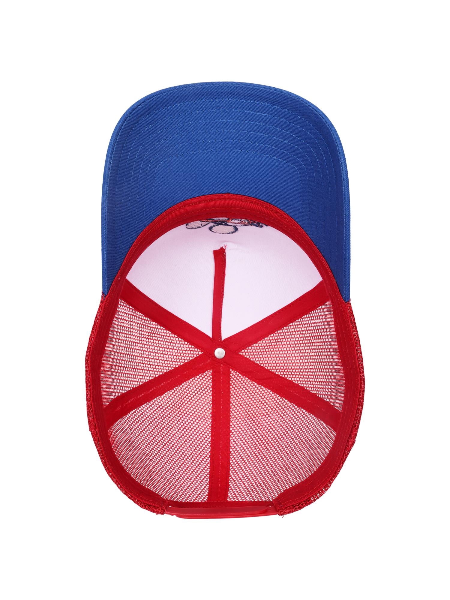 Mickey Mouse American Flag Glasses Trucker Cap, Multicolor, One Size Fits Most