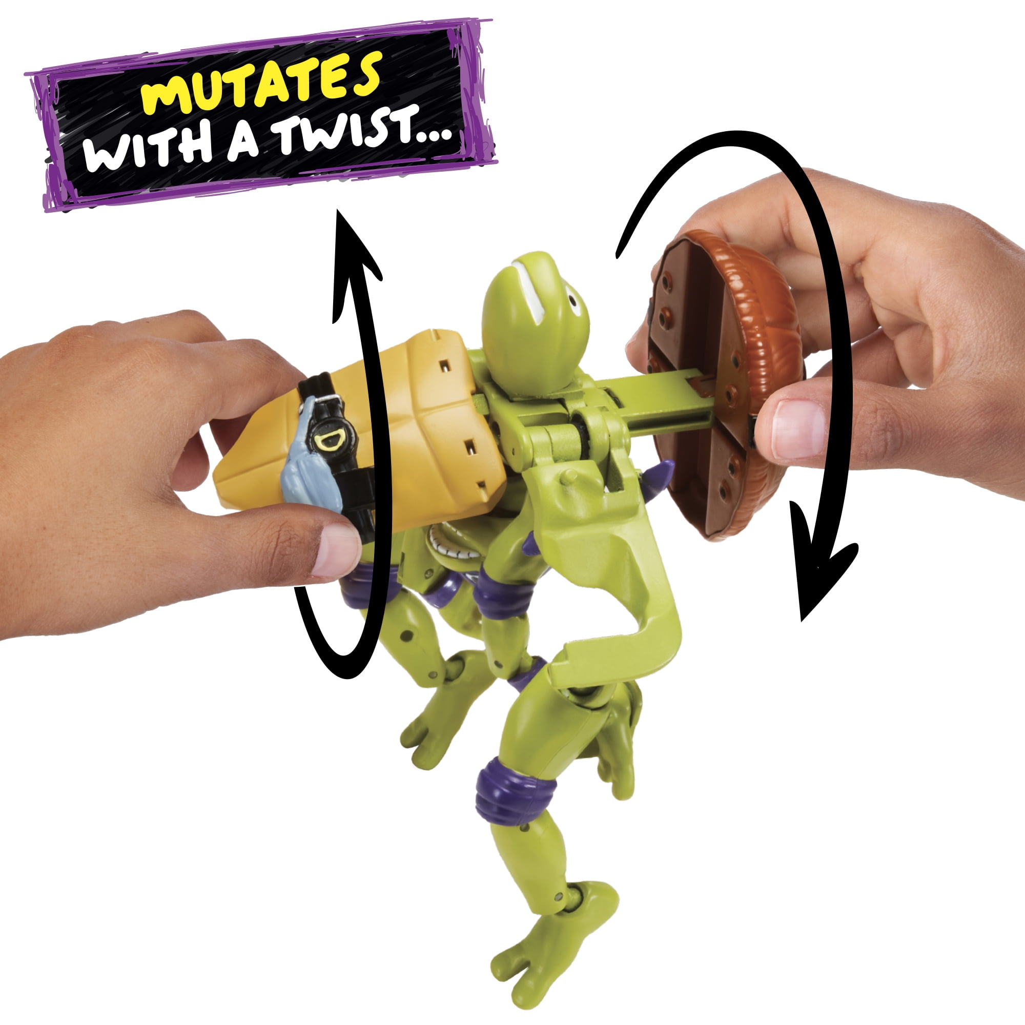 Tales of Teenage Mutant Ninja Turtles: Mutations Deluxe 5.5” Donatello Pet to Ninja Figure by Playmates Toys
