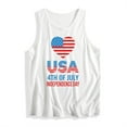 thumbnail image 4 of Independence Day POROPL Womens T Shirts , Womens Graphic T Shirts Crew Neck Sleeveless Tops, 4 of 4