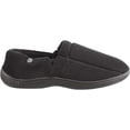 thumbnail image 2 of Essentials By Isotoner Men's Microterry, Black, M (7.5-8), 2 of 7