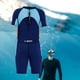 thumbnail image 5 of Traje de neopreno para de 2,5 mm Traje de baño térmico de manga corta Traje de baño de manga corta Protección solar para Niñas Buceo Snorkel pequeños Agua S shamjiam Traje de neopreno para niños, 5 of 7
