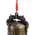 thumbnail image 4 of Antique Bronze Bell Car Hanging Bells Security And Peace Car Pendant, 4 of 5