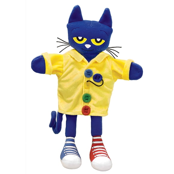 Hand Puppet MerryMakers Pete the Cat y sus cuatro maravillosos botones