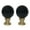 Black - Pack of 2, variant on Royal Designs, Inc. Ceramic Sphere Lamp Finial for Lamp Shade, F-5055BLK-1, Black, Single