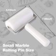 thumbnail image 5 of Koville Luxury Marble Rolling Pin for Baking Dough,5in,Namib Fantasy, 5 of 7