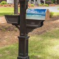 thumbnail image 2 of Seascape and Beach Wraps Ocean Wave Mail Box Cover Magnetic Anti-UV 100% Polyester Standard Size 18" X 21" Oxford Garden,Postbox Letterbox Cover, 2 of 6
