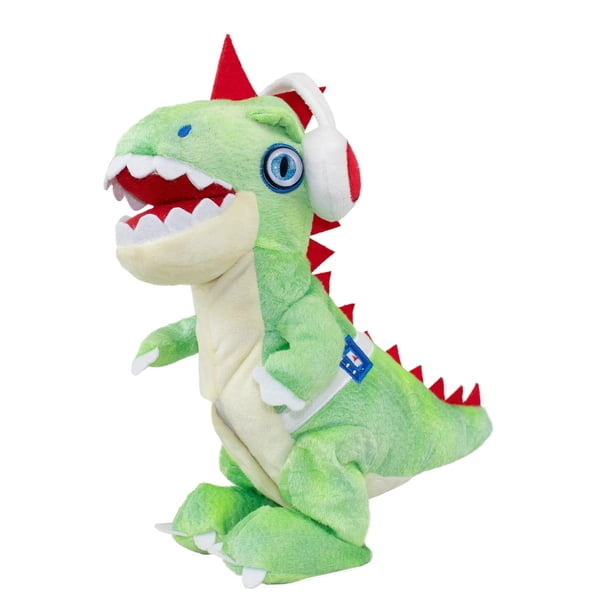 Juguete de peluche Eolo Party Pets para niños DJ-Rex The Electronic T-Rex