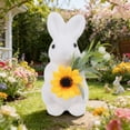 thumbnail image 5 of Bunny Rabbit Statue Garden Sculpture Outdoor Easter Party Patio Yard Ornament, 5 of 5