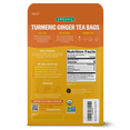 thumbnail image 2 of FGO Turmeric Ginger Tea, Organic, Eco-Conscious Tea Bags (100 Count), 2 of 10