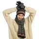 thumbnail image 2 of Conjunto de Invierno Jumpingount Gorro Bufanda y Guantes Acrílico Azul Marino, 2 of 6