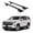 Black, variant on ERKUL Roof Rack Cross Bars for Chevrolet Chevy Tahoe 2021-2025 | Aluminum Crossbars with Anti Theft Lock for Rooftop | Compatible with Flush Rails - Black