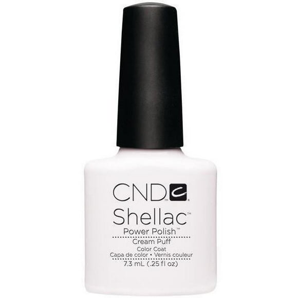 Shellac Nail Color - Cream Puff by CND for Women - 0.25 oz Nail Polish