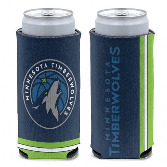 Wincraft 9416608717 NBA Minnesota Timberwolves Can Cooler Slim Can Design