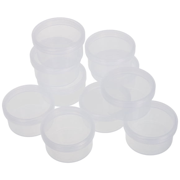 Raindrops 10Set Transparent Crayon Cases for Small Items Simple Aesthetic Style for Home Use