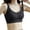 Black, variant on Women's Seamless Latex Push Up Bra Large Jelly Strip, Soft Support for Small