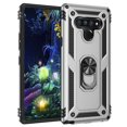thumbnail image 1 of Compatible LG Stylo 6 Case ,Military Grade Heavy Duty Shockproof Cover Pass 16ft Drop Test with Magnetic Kickstand Protective Phone Case for LG Stylo 6 silver, 1 of 5