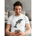 thumbnail image 2 of Feeling Good Cool Dolphin T-Shirt Men -Image by Shutterstock, Male x-Large, 2 of 4