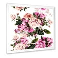 thumbnail image 2 of Designart 'Peony Vintage Flowers' Traditional Framed Art Print, 2 of 4