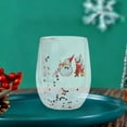 thumbnail image 3 of Chrismas Juice Glass Themed Drinking Cocktails Glasses For Party Cute Double Old Fashioned Reusable Cups For Home Bar, 3 of 4