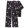 thumbnail image 2 of MINTREUS Valentine's Day Lounge Sets for Women Knit Short Sleeve Tops and Long Pants Soft Comfy Pajamas Set Oversized 2 Piece Outfits S-2X, 2 of 8
