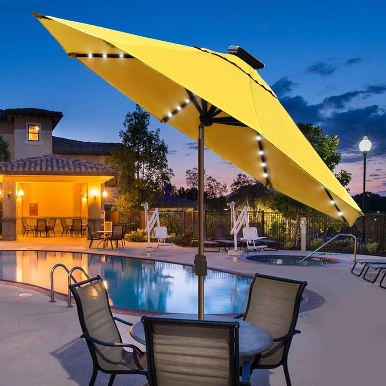 best 9 ft sunbrella patio umbrella California 9' Rd Aluminum Umbrella, Crank Lift, Auto Tilt, Bronze Pole, Pacific Blue : Patio, Lawn & Garden Market Umbrella The 8 Best Patio Umbrellas