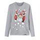 thumbnail image 3 of Pntutb Mujer Navidad top Casual Manga Larga O-cuello Sudadera Pullover Blusa Pntutb Pntutb-6801, 3 of 6
