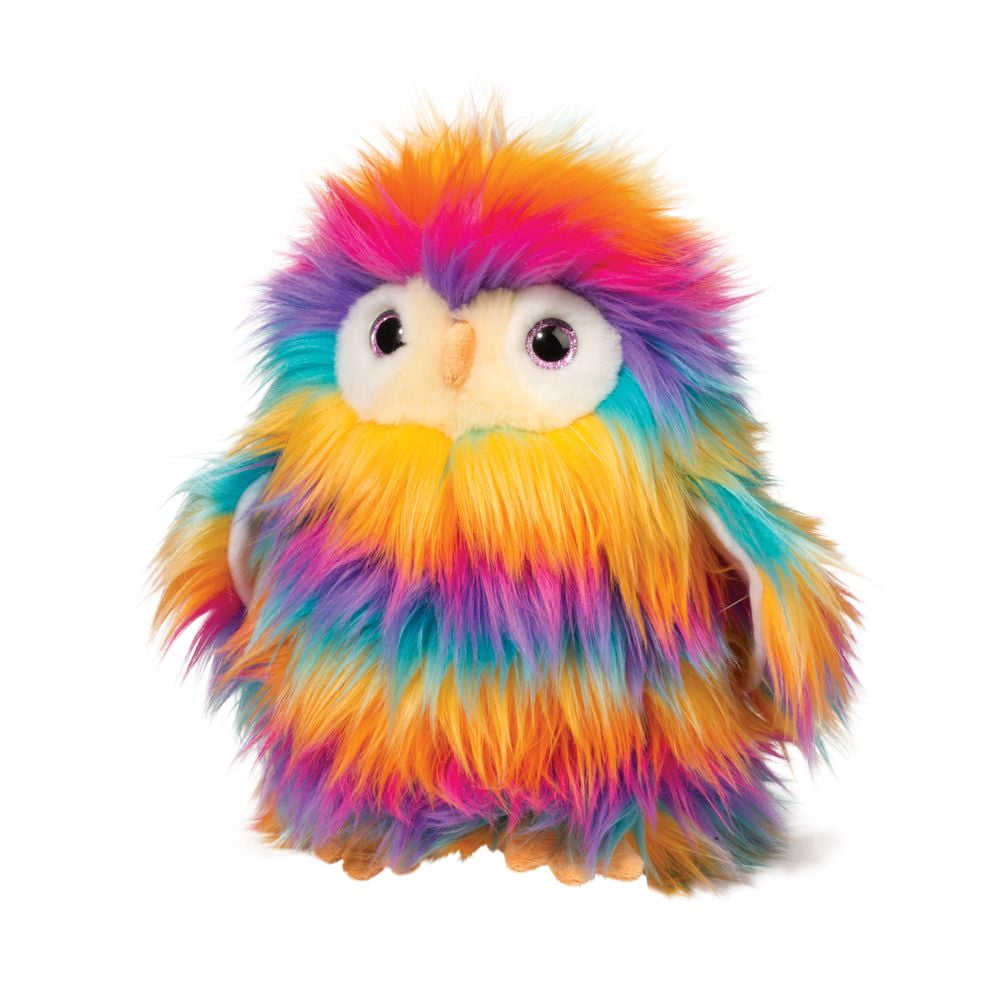 Izzy Owl Rainbow Fuzzle 12 inch Stuffed Animal by Douglas Cuddle Toys