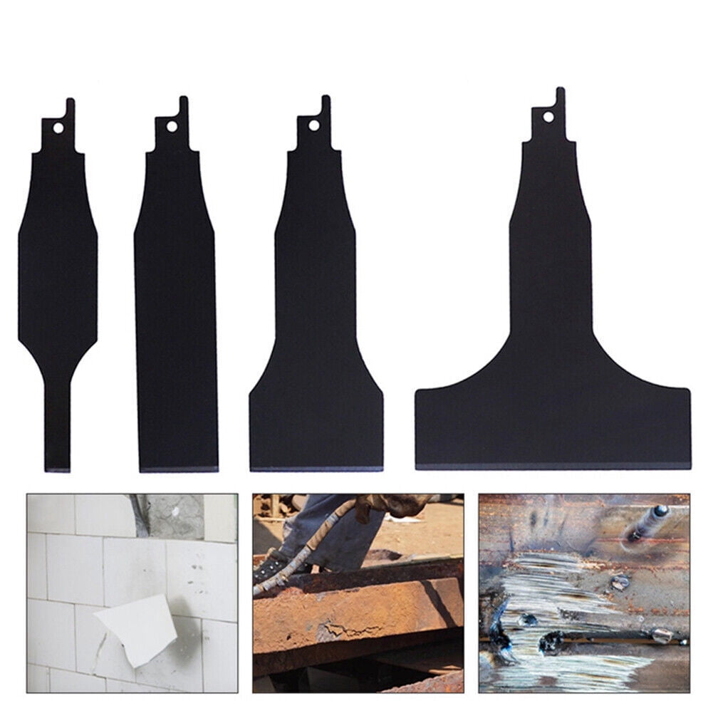 Reciprocating Saw Blade Saber Shovel Tile Mud Electric Cleaning Tools 4Pcs