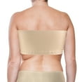 Lavra Womens Plus Size Strapless Bandeau Padded Tube Top Bra