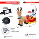 thumbnail image 2 of Inflable Navideño Trineo Con Santa Tirado Por Reno Importadora La Merced Poliéster PU Alta Resistencia Iluminación Led, 2 of 7