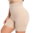 thumbnail image 6 of BiZtdJrK Beige Shapewear for Women Tummy Control High Waist Body Shaper Thigh Slimmer Stretch Butt Lifting Shaping Shorts Under Dress XXL, 6 of 10
