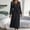 Black, variant on Great Gifts for Less Ofreoo Women'sFall Winter Casual Solid Color Waist Cinching Long Sleeved V-neck Dress Fall Outfits for Women 2024