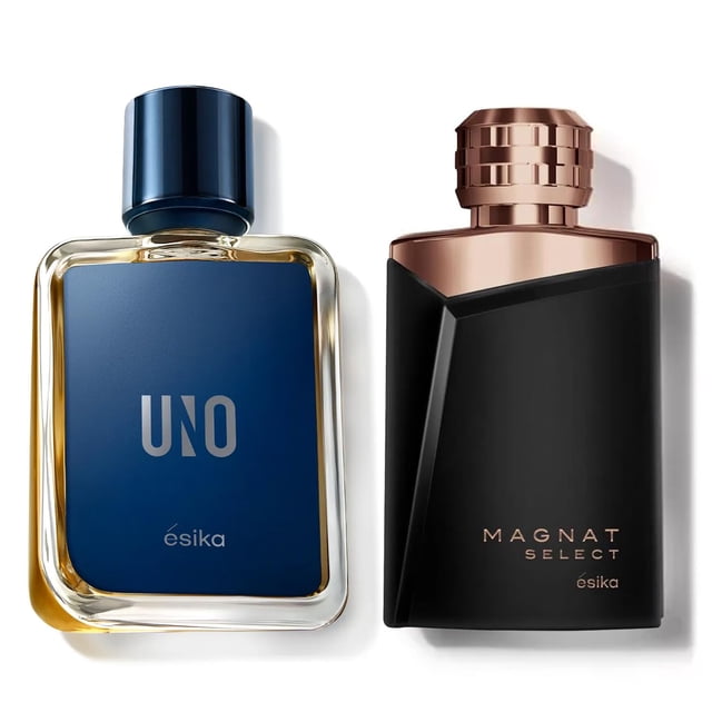 ésika - Pack Perfume, Uno 90 ml + Magnat Select 90 ml, para Hombres, Frescos y de Larga Duración, Aroma Oriental Especiado y Herbal, Perfumes Masculinos Sofisticados