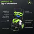 thumbnail image 2 of Greenworks Pro 2300 PSI 2.3-Gallon-GPM Cold Water Electric Pressure Washer, 2 of 12