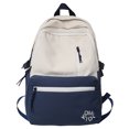 thumbnail image 1 of Bolsas de libros casuales Color de contraste Bolsa de escuela secundaria Moda para adolescentes Niños Niñas Likrtyny Para Estrenar, 1 of 8