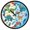 Cartoon Dinosaurs and Leaf, variant on Dailycode Night Light Wall Clock Glow in The Dark 12 inch Battery Operated Silent Luminous Clocks, Cartoon Avocado and Heart