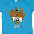 thumbnail image 4 of Inktastic Turkey holding a sign says Eat Pizza Boys or Girls Baby Bodysuit, 4 of 5