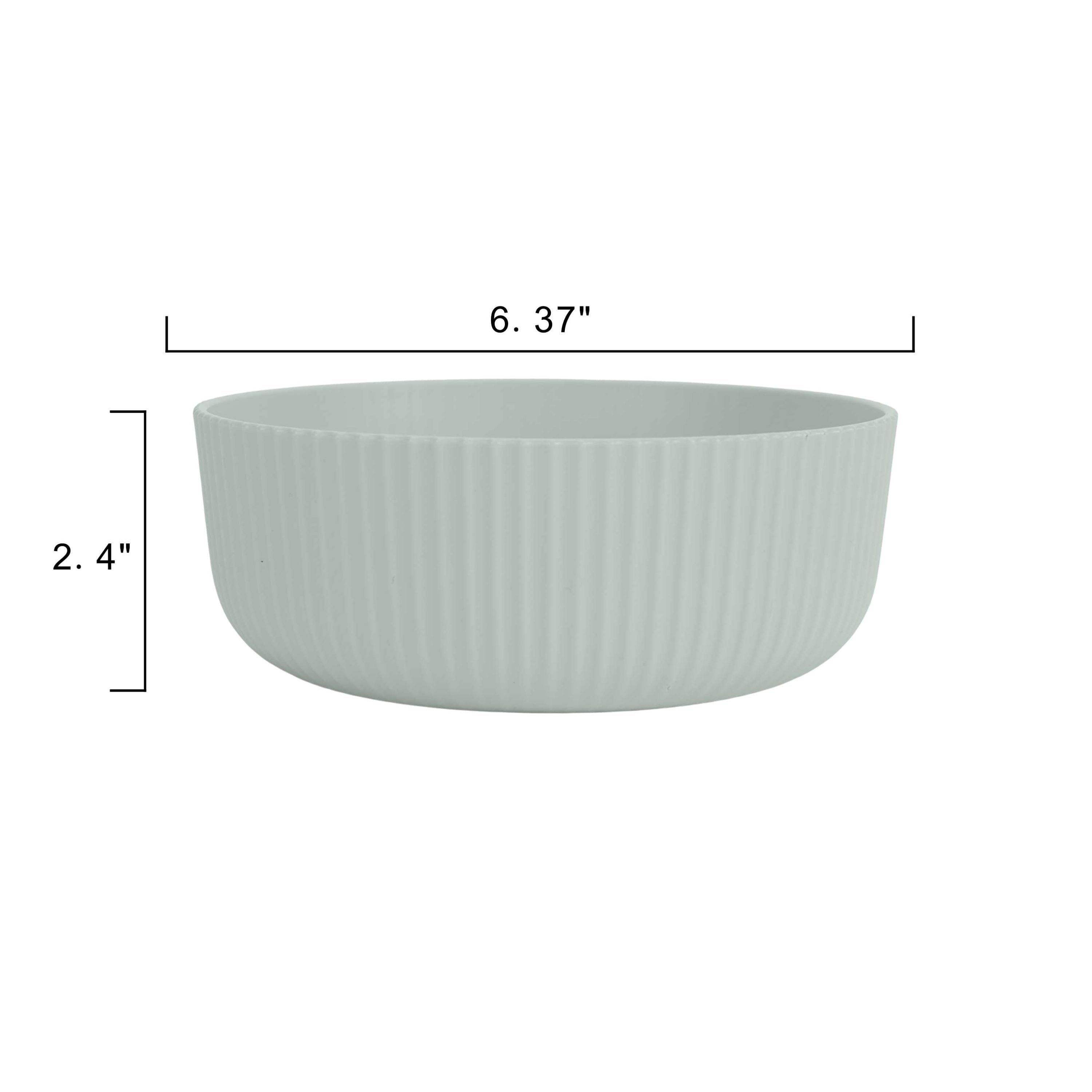 Mainstays Soft Sea Green Recycled Plastic Cereal Bowl, 38-Ounce