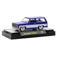 thumbnail image 1 of M2 1973 Chevy K5 Blazer Púrpura Metálico y Blanco Edición Limitada a 6600 Piezas en Todo el Mundo 1/64 Máquinas de Coche Modelo Diecast 31500-MJS41, 1 of 1