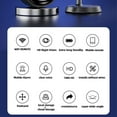thumbnail image 7 of 4K Wireless WI-FI Home Indoor Camera House Cam HD Car Camaras Smart Home Camera Baby for Home Office Camera with Night Vision App Alerts & SD Storage Security Camera Nanny WiFi Cam, 7 of 7
