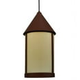 thumbnail image 3 of Meyda 140759 9 in. Julian Pendant, Rust & White Acrylic, 3 of 5