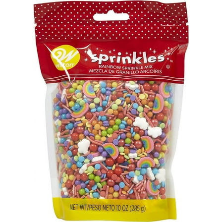 Wilton Rainbow Sprinkles Mix, 10 oz.
